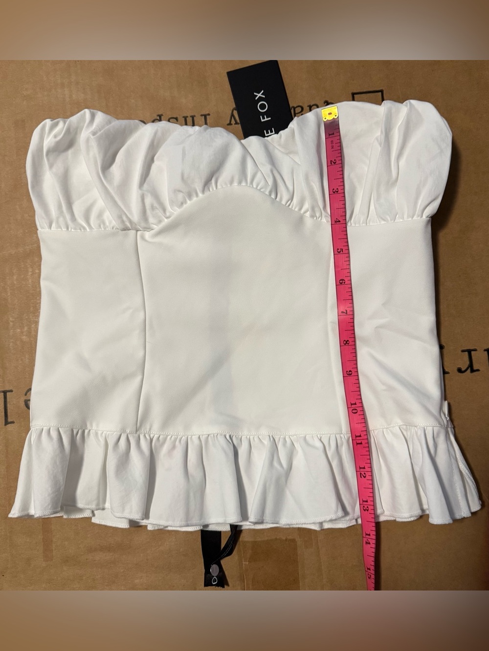 White Fox All For You Strapless Top - Picture 11 of 11